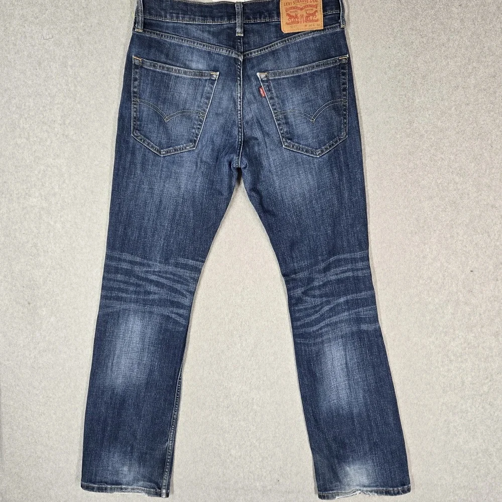 Levi's 527 Men Jeans 30X32 Blue Denim Slim Bootcut Medium Wash 30
